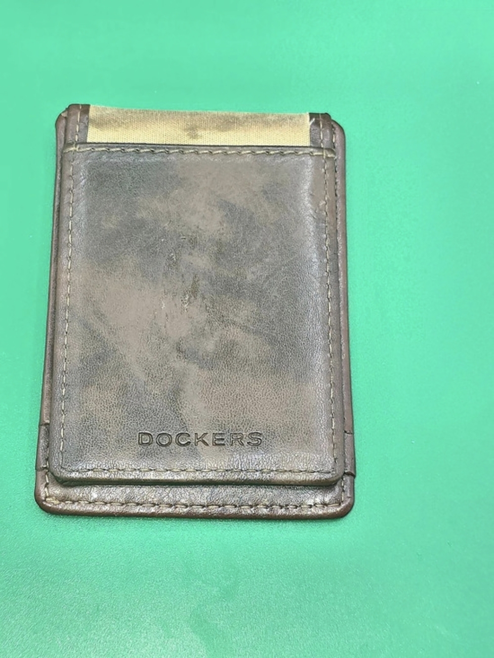 Dockers Brown Card Holder Wallet